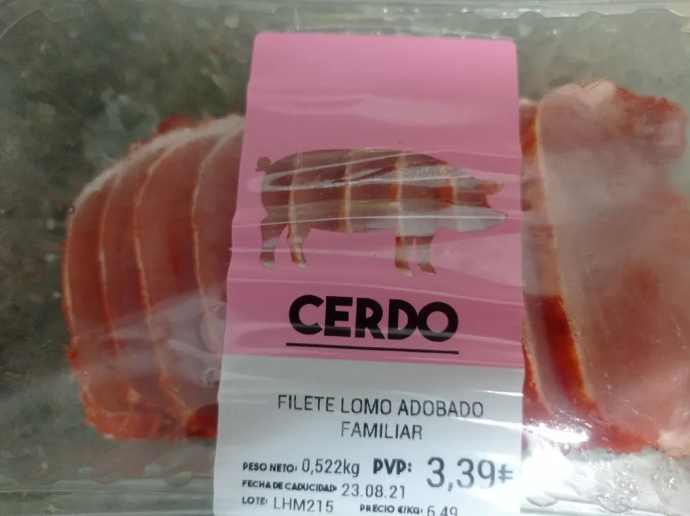 Filete de lomo adobado familiar