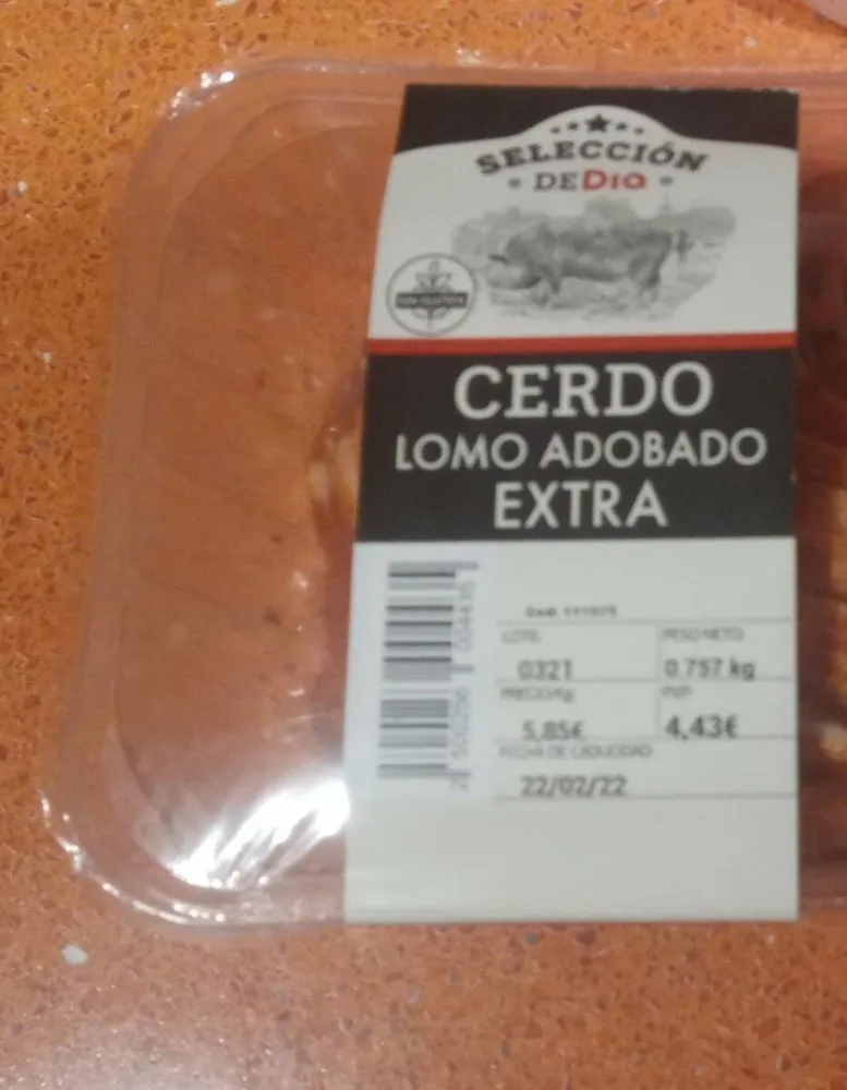 Cerdo lomo adobado extra