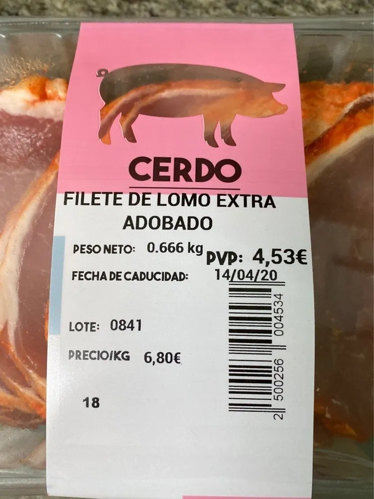 Fikete ke lomo extra adobado