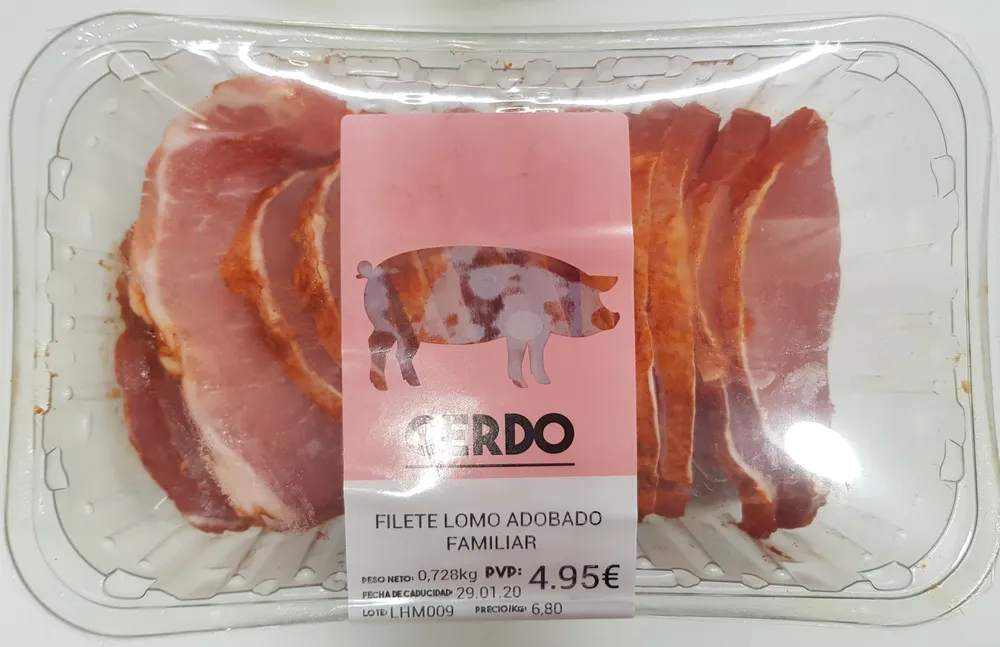 Filete de lomo adobado familiar