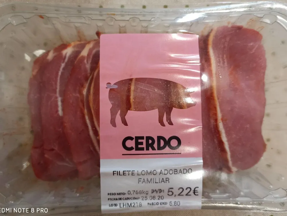 Filete lomo adobado familiar