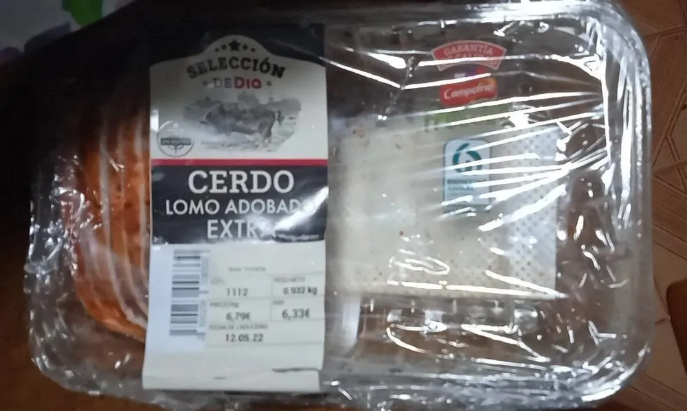 Cerdo lomo adobado extra