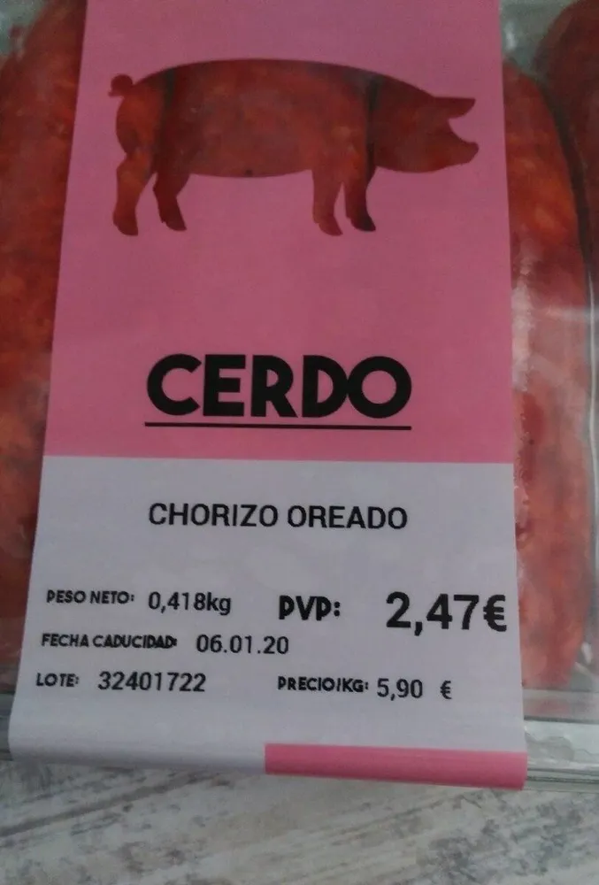 Chorizo oreado
