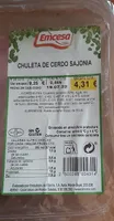 Chuleta de cerdo sajonia