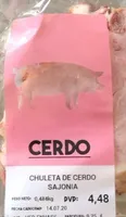 chuleta de cerdo sajonia