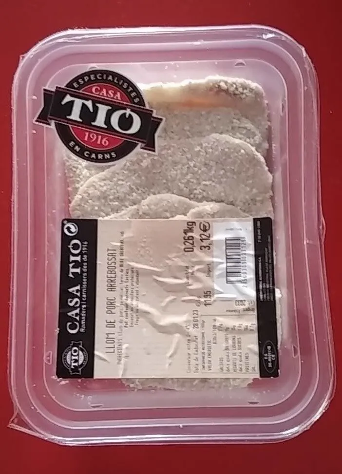 Llom de porc arrebossat