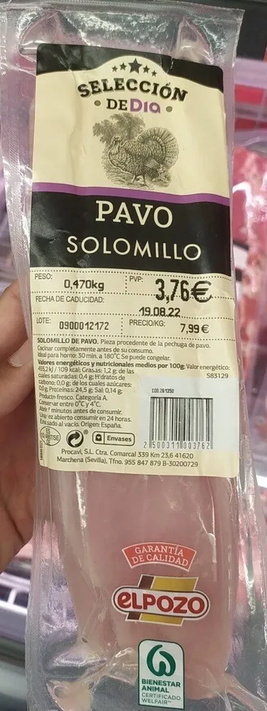 Solomillo Pavo