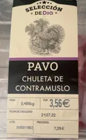 Pavo chuleta de contramuslo