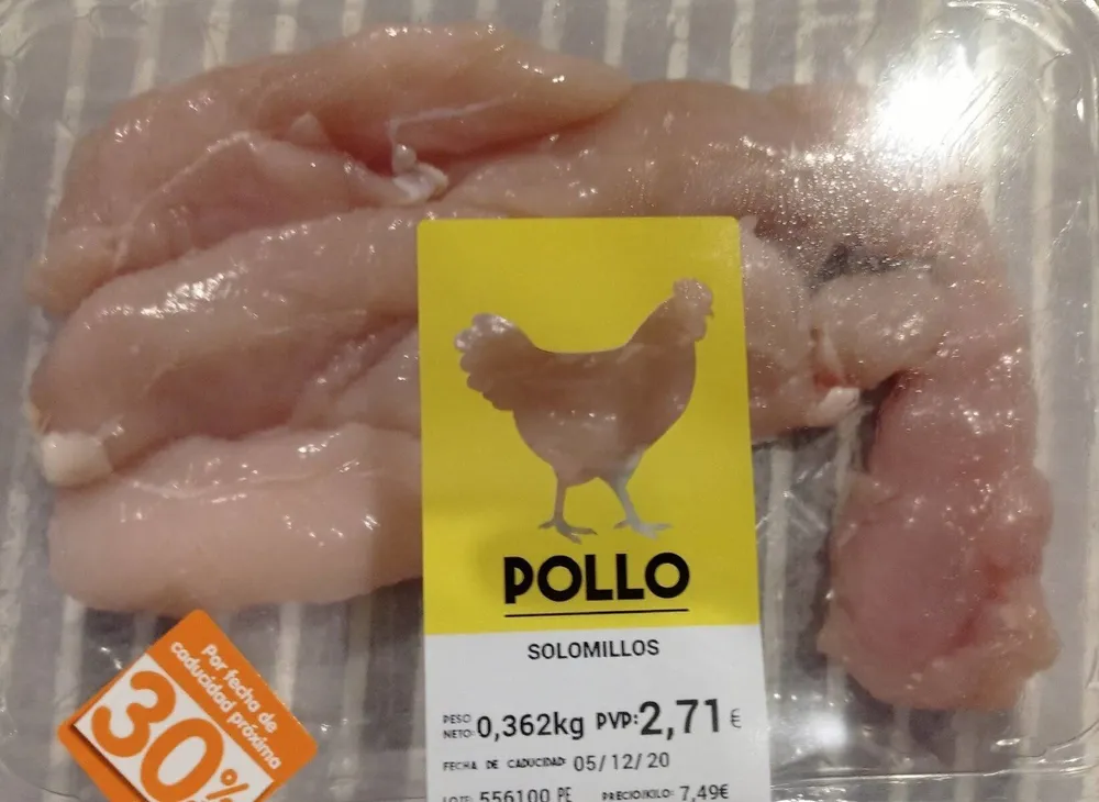 Solomillo de pollo