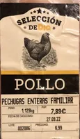 Pechuga de pollo entera