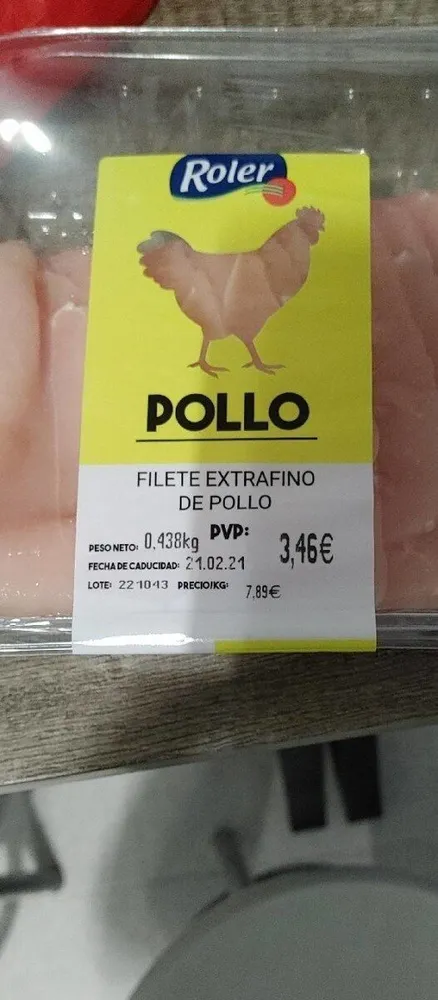 Filete extrafino de pollo