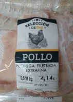 Pechuga fileteada