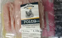Pechuga de pollo fileteada