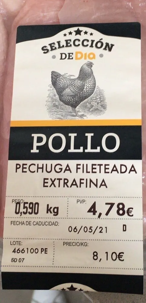 Pechuga filete extrafina
