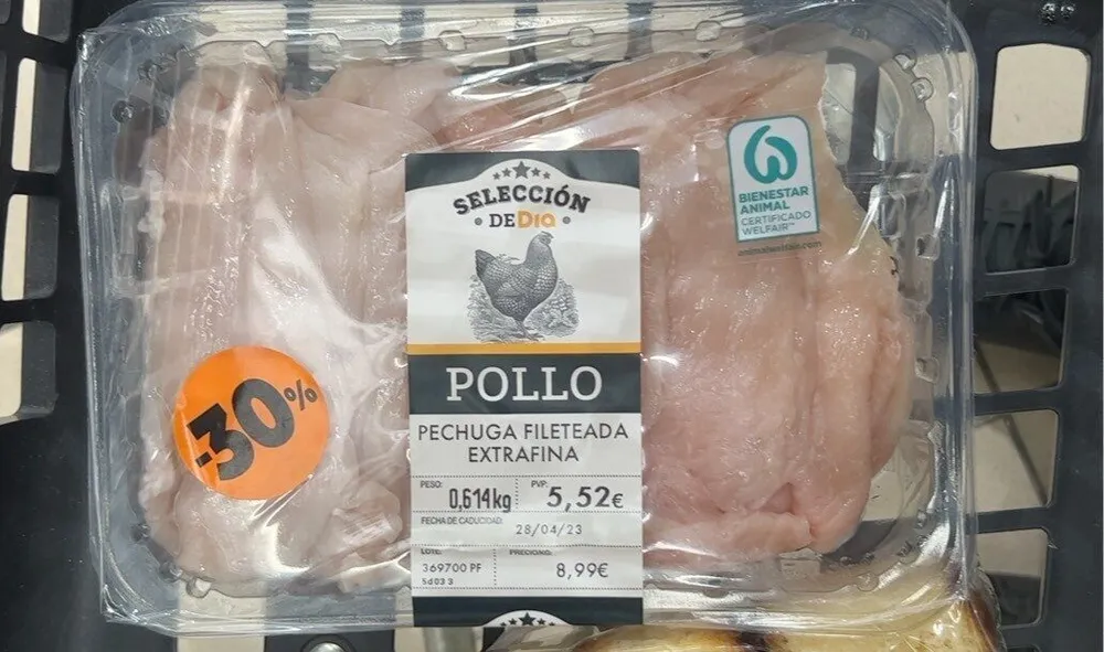 Pechuga fileteada extrafina
