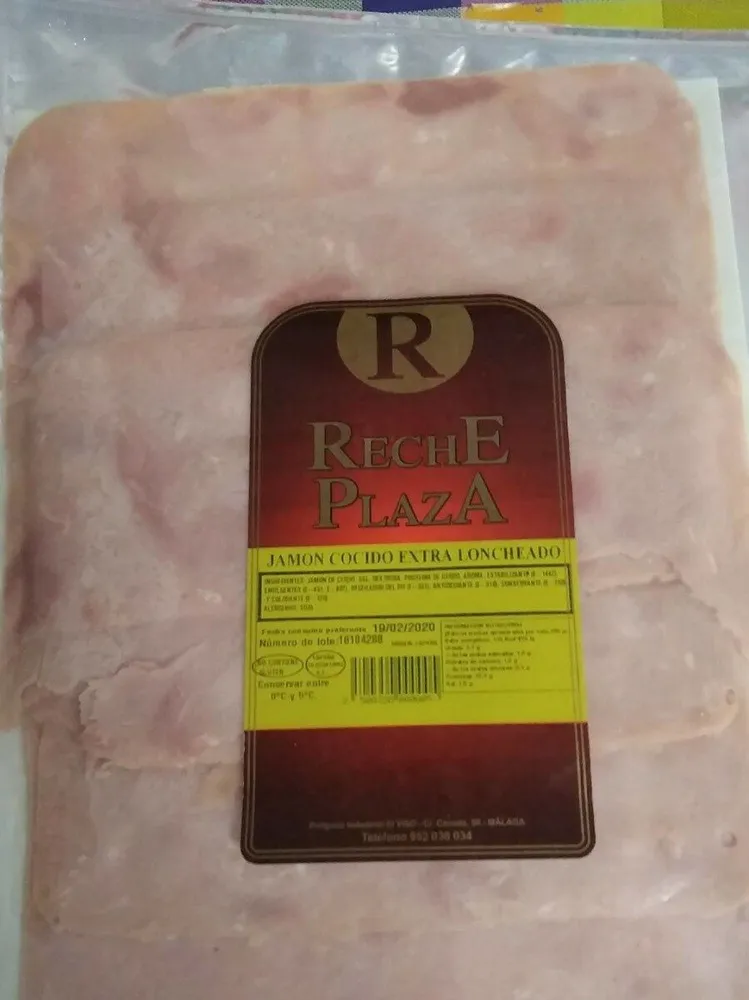Jamón cocido extra loncheado