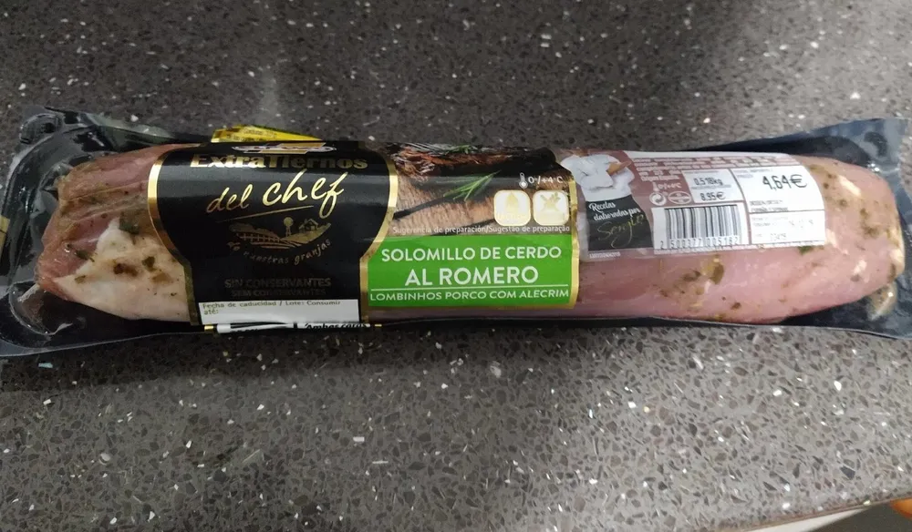 Solomillo de cerdo al romero