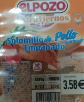 Solomillo de pollo empanado