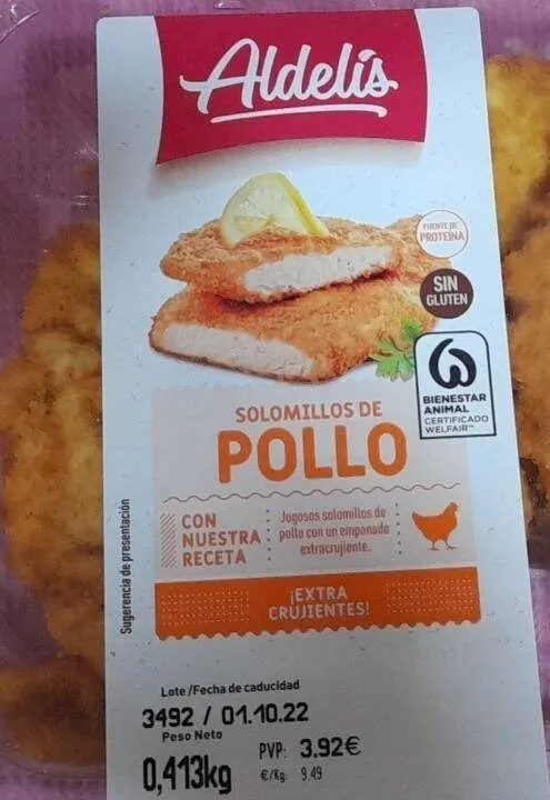 Solomillos de pollo