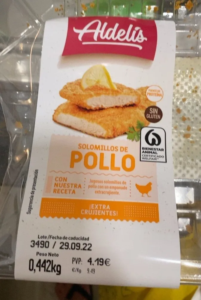 Solomillos de pollo