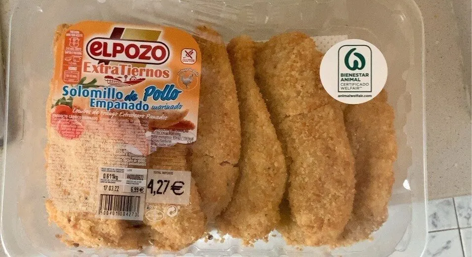 pollo empanado marinado