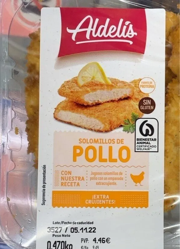 Solomillos de pollo