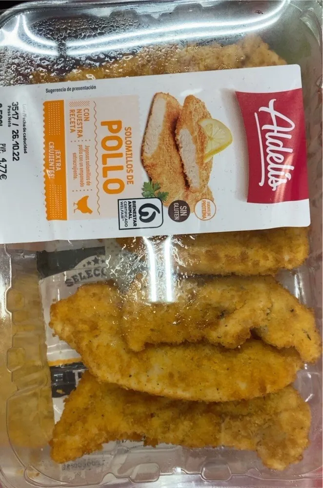 Solomillos de pollo