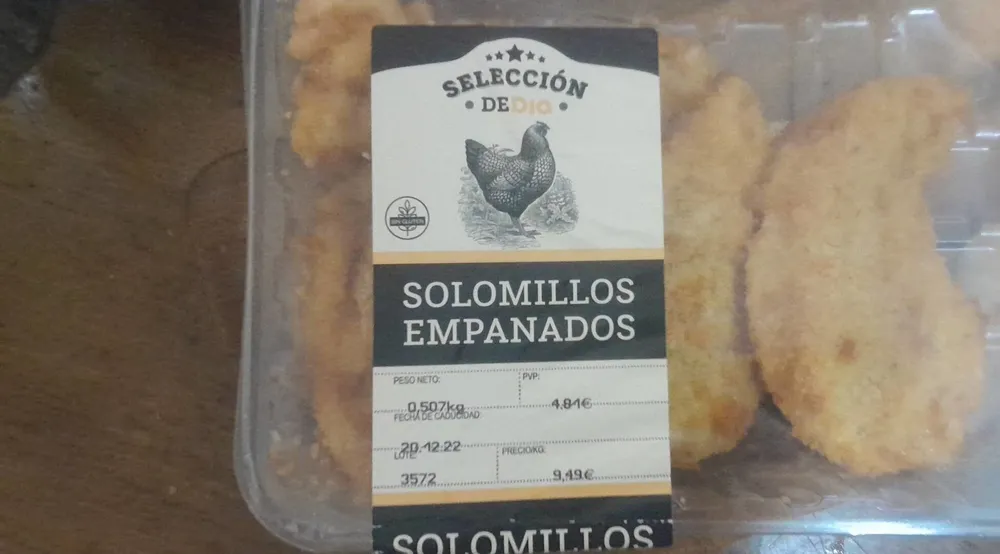 Solomillos empanados