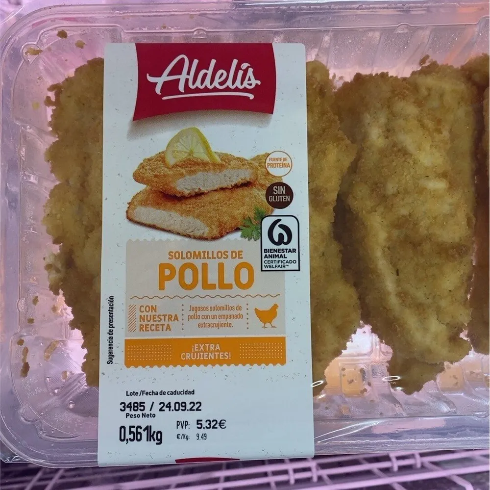 Solomillos de pollo