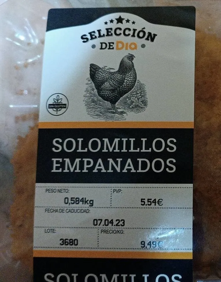 Solomillos empanados