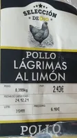 Pollo lágrimas al limón