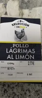 Pollo lagrimas al limon