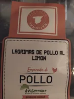 Lágrimas de pollo al limón
