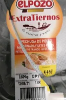 Extratiernos Pechuga de pollo marinada filetes finos