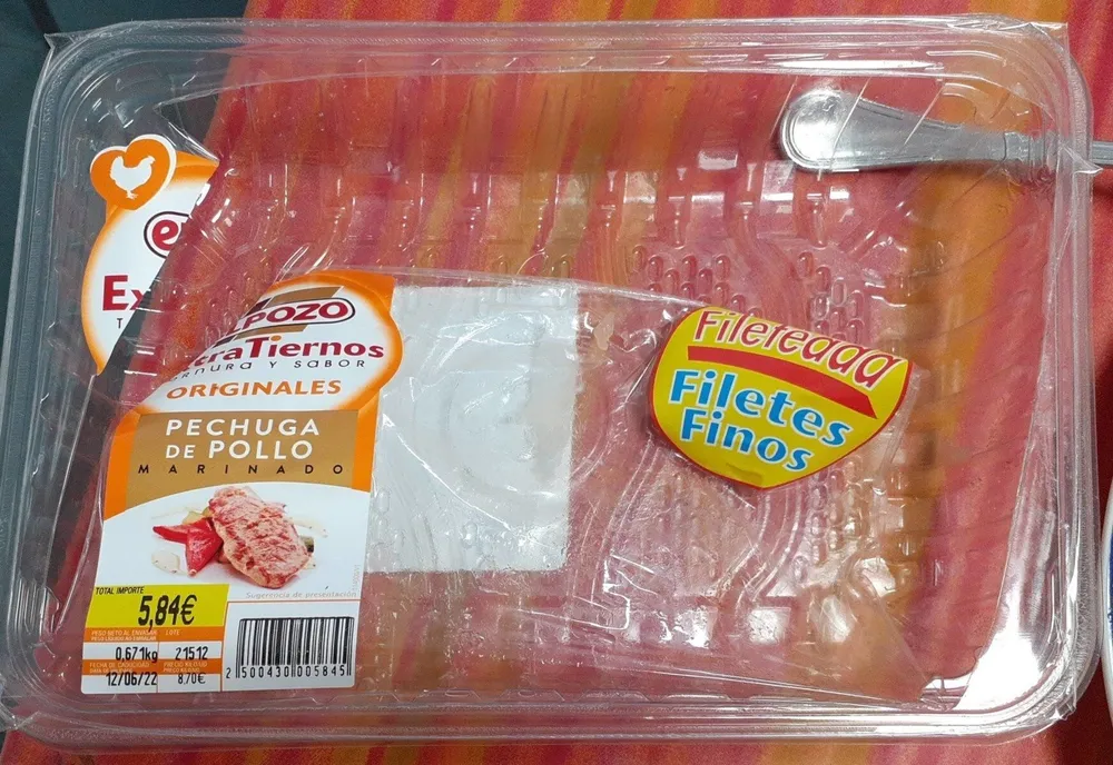 Pechuga de pollo marinado