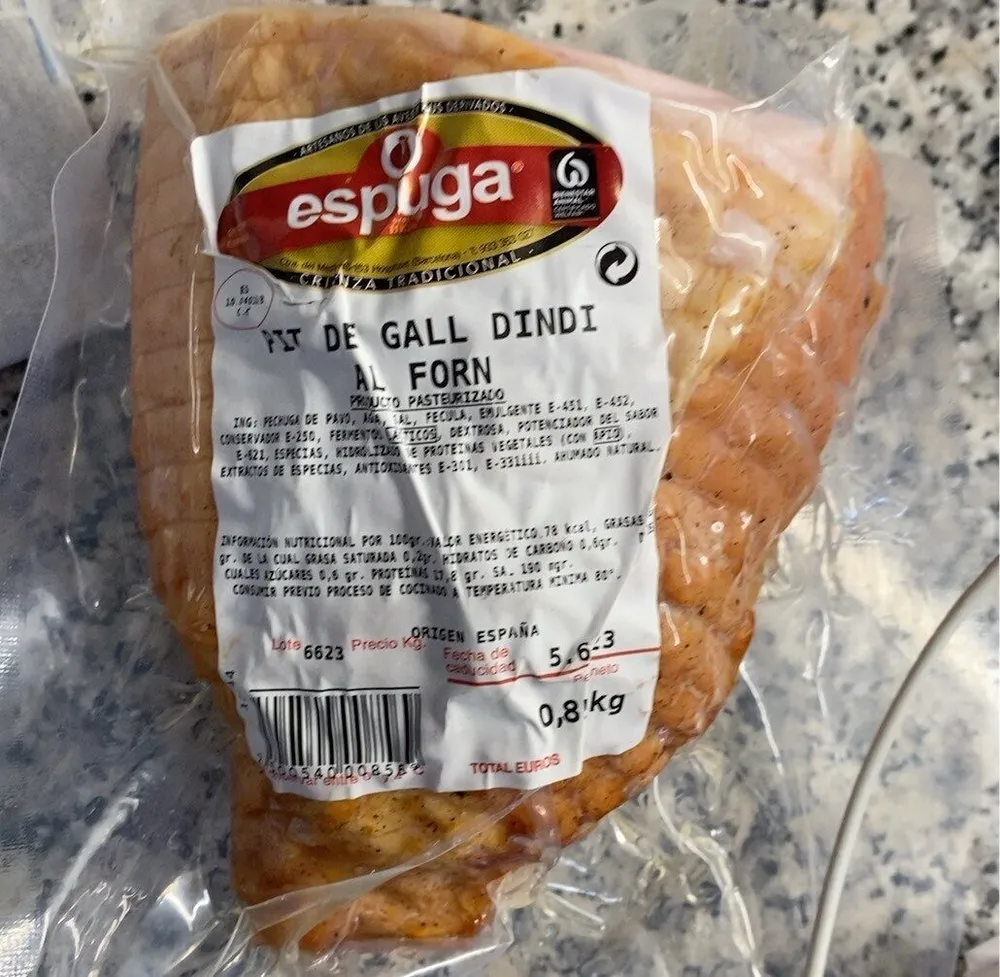 Pechuga de pavo al horno