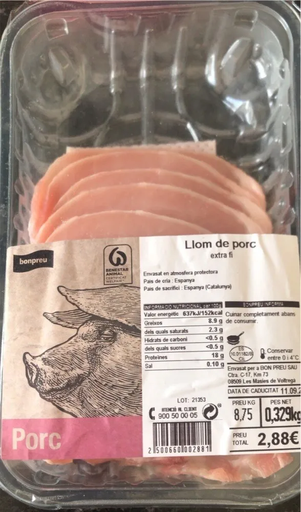 Llom de porc (extrafi)
