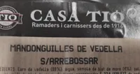 Mandonguilles de vedella