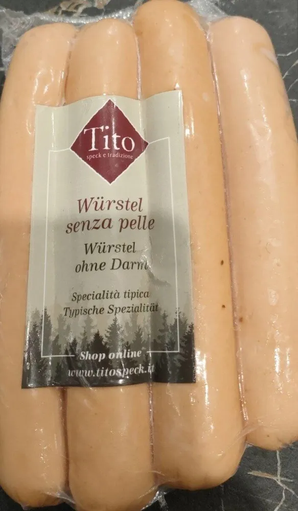 Wurstel senza pelle