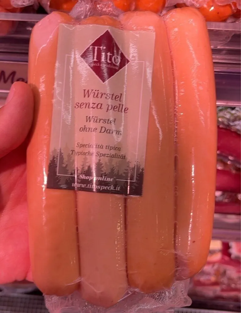 Wurstel senza pelle