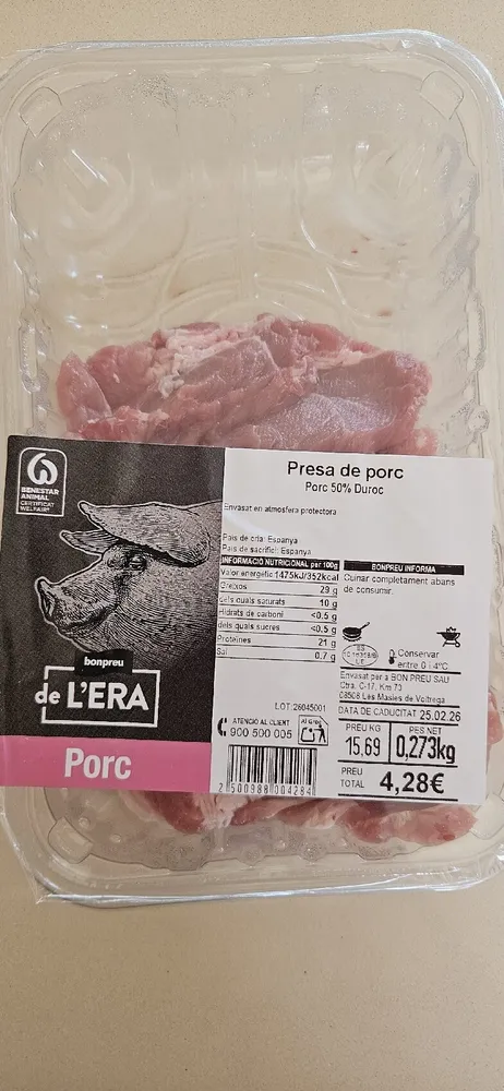 Presa De Porc