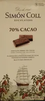 Dark chocolate 70% cocoa