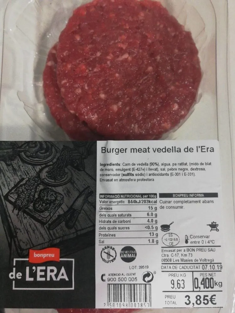 Burguera vedella d'era
