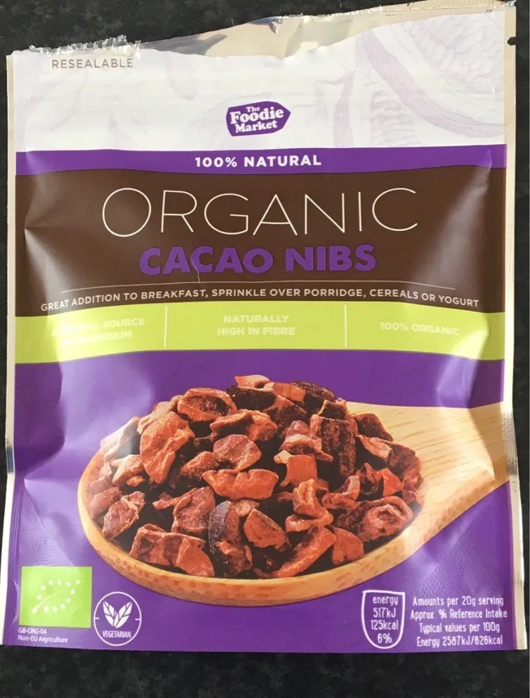Organic cacao nibs