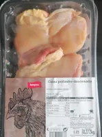 Muslo de pollo deshuesado.