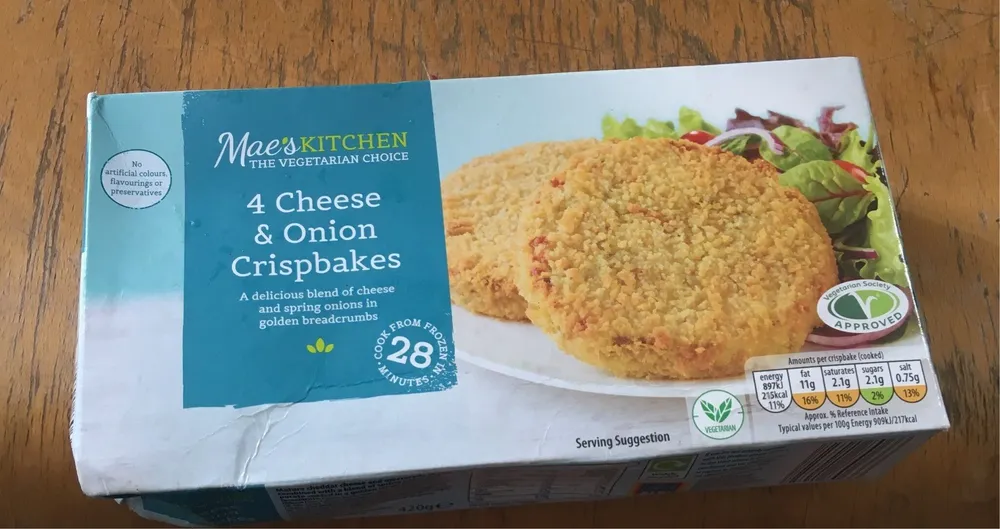 Cheese & Onion Crispbakes