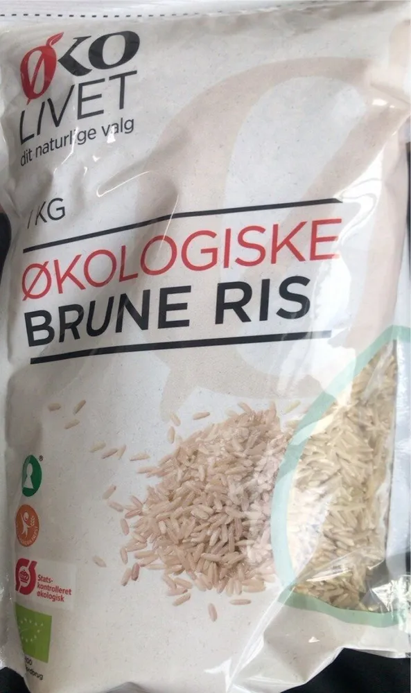 ØKOLOGISKE BRUNE RIS