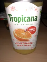 Jus d'orange sans pulpe