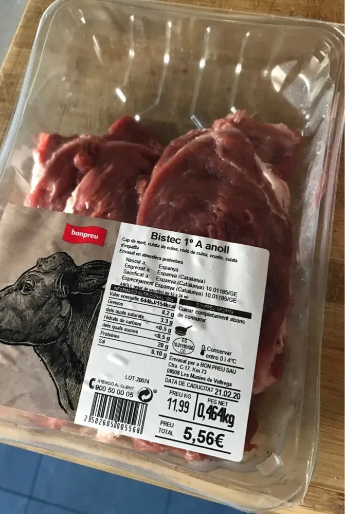 Bistec 1ªA anoll