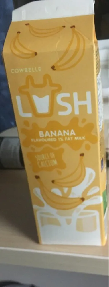 Banana flavoured milk